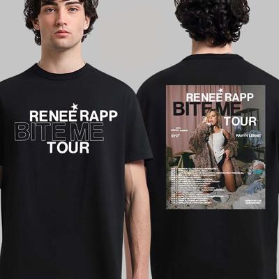Renee Rapp Bite Me Tour 2026 Расписание Даты тура Двусторонняя футболка Все размеры S-3X