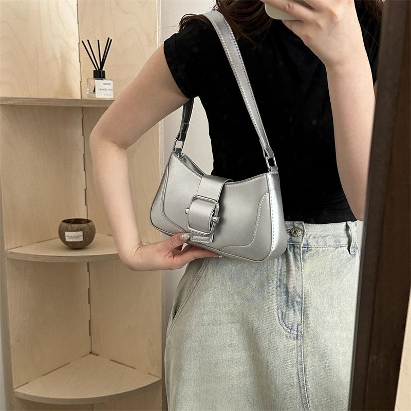 2024 сумка весна новая сумка женская сумка нишевый дизайн иностранный стиль универсальная сумка-мессенджер сумка через плечо подмышку