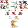 Lifelike Dinosaur Model Toys Crafted From High-quality Pvc Material Featuring Stunning Fire Rock And Ice Snow Designs For Kids