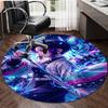 1pc Kochou Shinobu  Print Round Carpet Chair Round Carpet Suitable for Bedroom Living Room Home Decorative Carpet