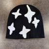 Модная шапка с нейтральным повседневным теплым вязаным узором 'Звезда' для зимы и всех сезонов