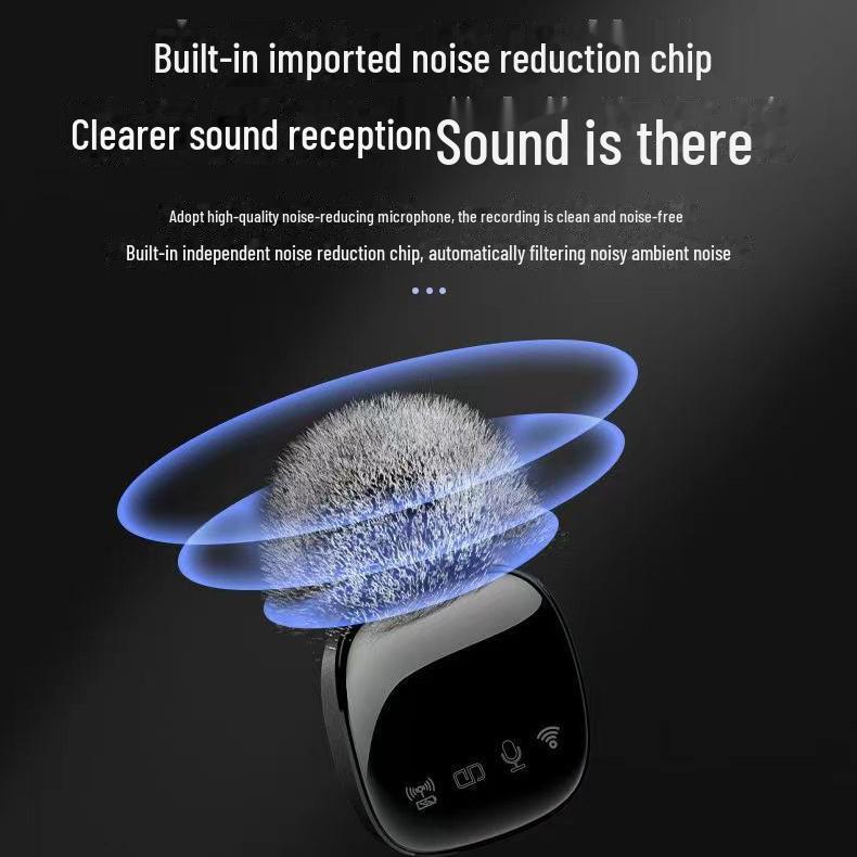 R8 Wireless Collar Microphone for Live Streaming & Karaoke - Noise Reduction & Recording