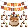 Thanksgiving Themed Party Decoration Give Thanks Flag Balloon Set