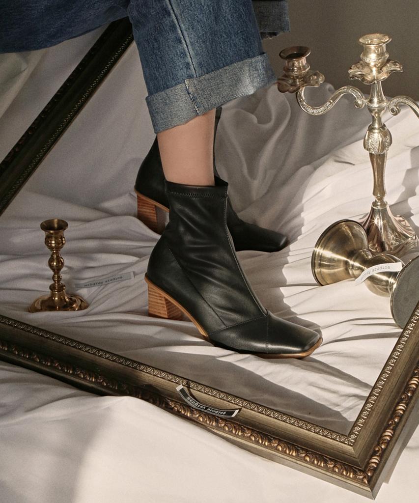 Ashgray Studios 1412 Ronte Spandex Ankle Boots (C Type)