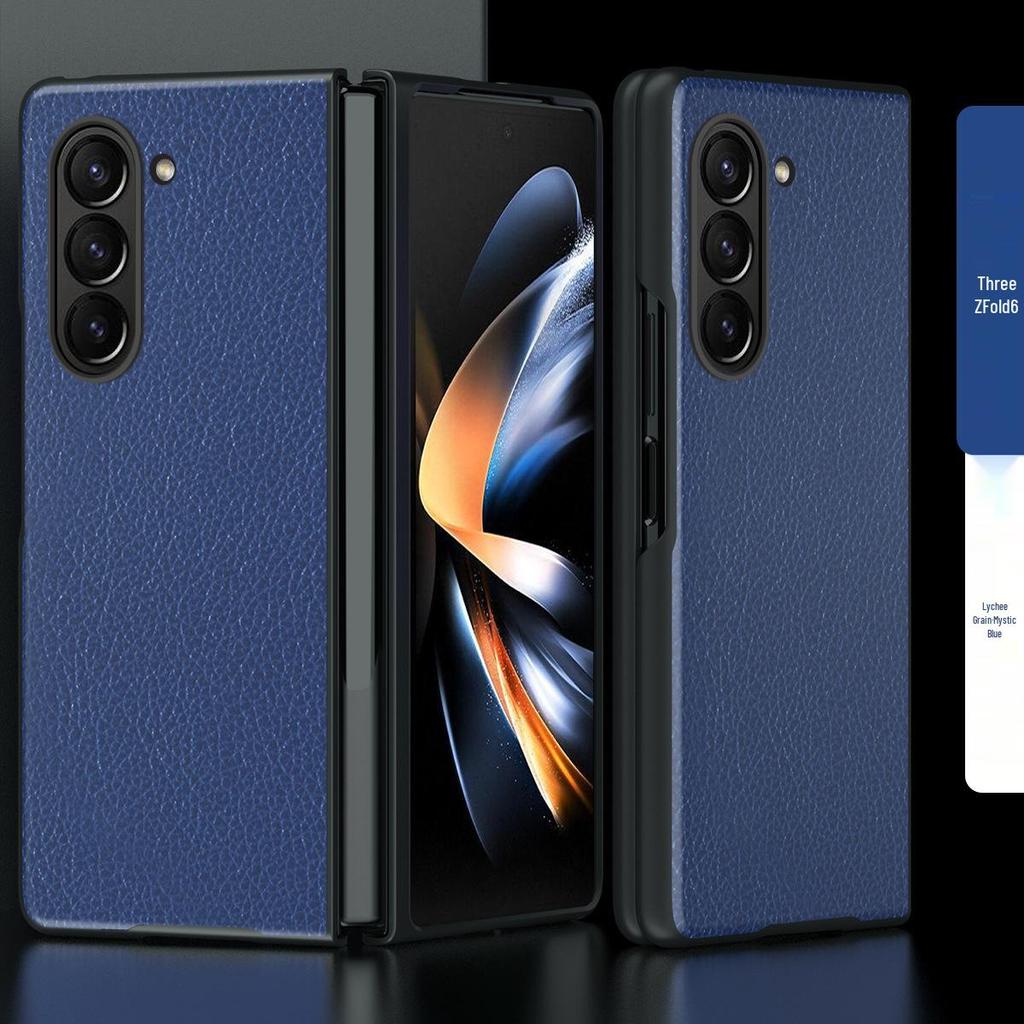 Защитный чехол для телефона Samsung Z Fold7 и Huawei Mate X5 с защитным экраном с перекрестным узором