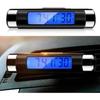 1 шт., автомобильные цифровые часы и дисплей температуры, электронные часы, термометр, авто электронные часы, светодиодная подсветка, цифровой дисплей