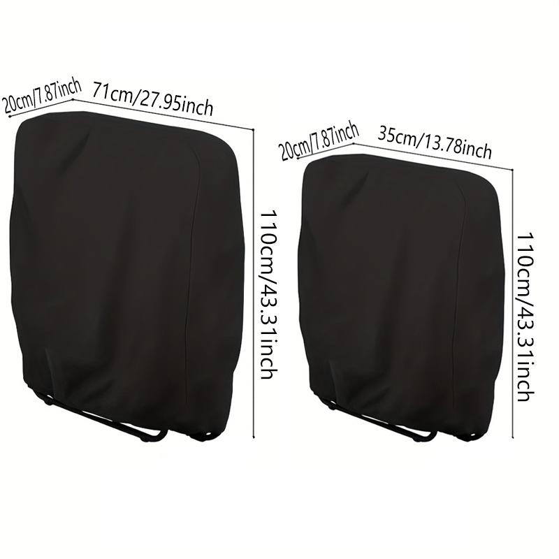 1PC Folding Chair Cover Outdoor Dustproof UV Protection Waterproof Cover Reclining Chair Cover Furniture Case Drawstring Buckle Pocket