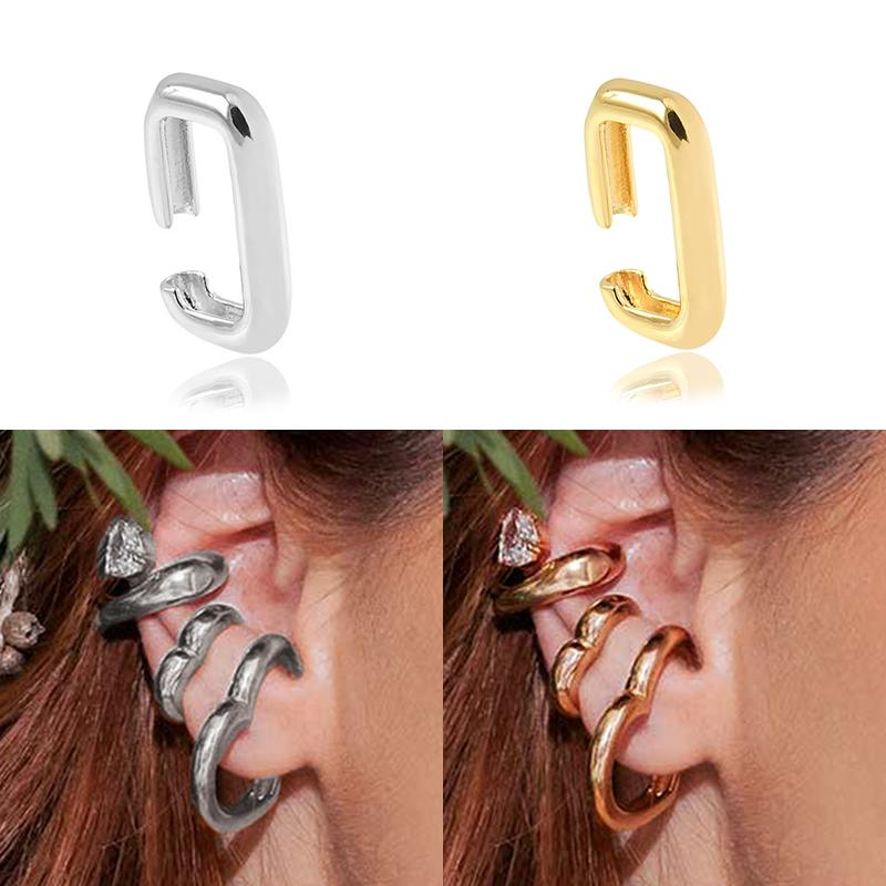 canner Ретро квадратные серьги-гвоздики для женщин INS Металлические украшения для ушей