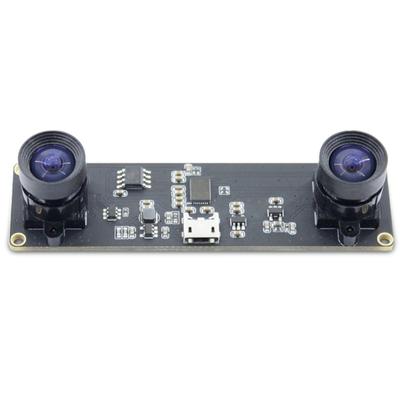 Модуль USB-камеры OV9732 с двумя объективами, четкое распознавание лиц и определение глубины, не требуется драйвер, простота использования