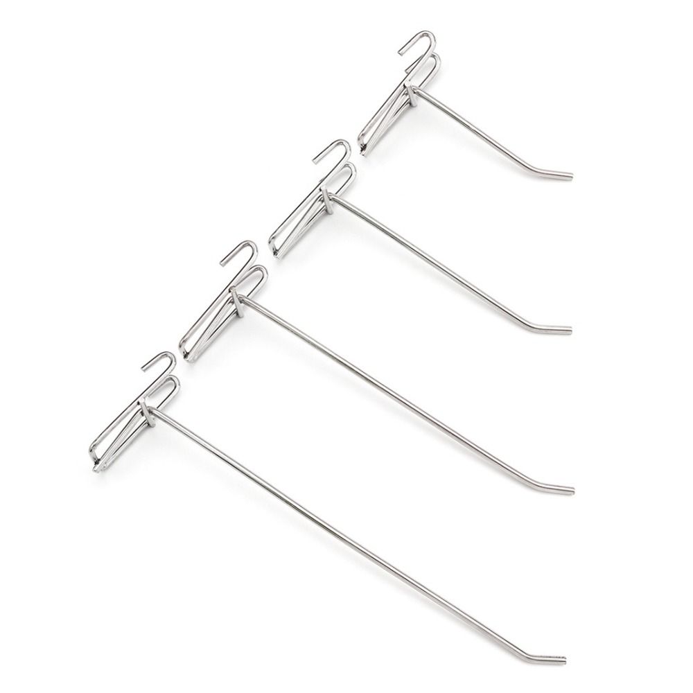 5-25cm Screen Hooks Supermarket Store Organizer Durable Wire Mesh Hanging Hooks  For Screen Grid