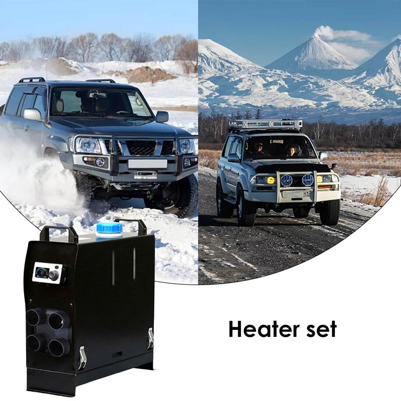 Дизельный воздушный парковочный автомобильный обогреватель 12 В 5 кВт Отопление Автономные обогреватели для кемперов и фургонов с ЖК-дисплеем Беспроводной пульт дистанционного управления