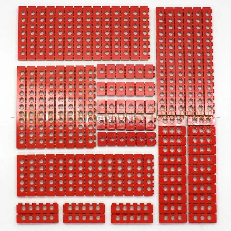 Технические Детали Строительных Блоков Насыпью MOC Толстые Кирпичи 6 Цветовых Комбинаций Аксессуары Шипованные Длинные Балки Робот Детские Игрушки