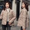 Winter New Thick Down Cotton Jacket Women's Short Fashion Solid Color Cotton Jacket Small and Stylish Cotton Jacket