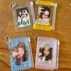 Kawaii Candy Bag PVC Photocard Frame Cute Strawberry Card Holder with Chain 3 Inch Kpop Photocard Display for Girls Wholesales