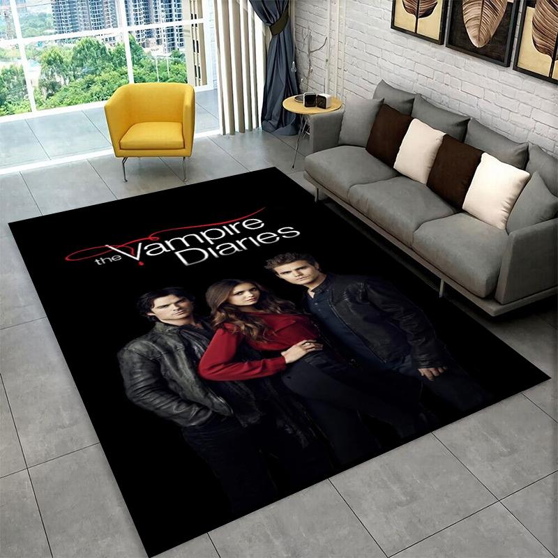 Ковер Damon Salvatore из Дневников Вампира для Спальни Гостиной Дивана Игровой Комнаты Прихожей Домашний Декор, Детский Ковер Нескользящий