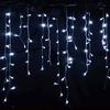 3,5 м 96 светодиодов, занавеска, сосулька, гирлянда для рождественского наружного украшения, европейская вилка