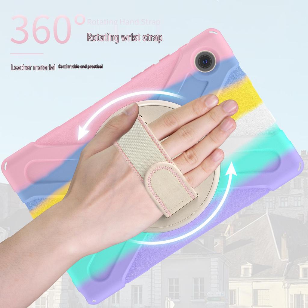 Противоударный защитный чехол для Samsung Galaxy Tab A8 10,5 дюйма (X200/X205) - Дизайн с цветовыми блоками