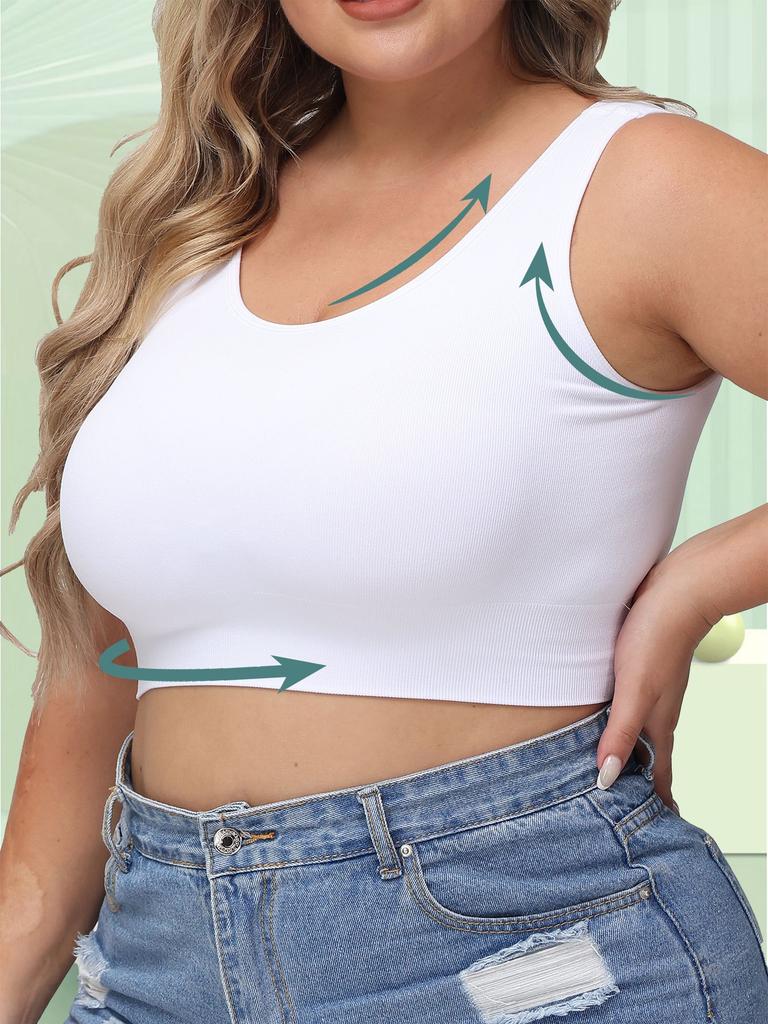 Plus-size Women's Bra with Lift and Prevention of Sagging Shaping and Support for Side Bust Comfortable Without Wire Support