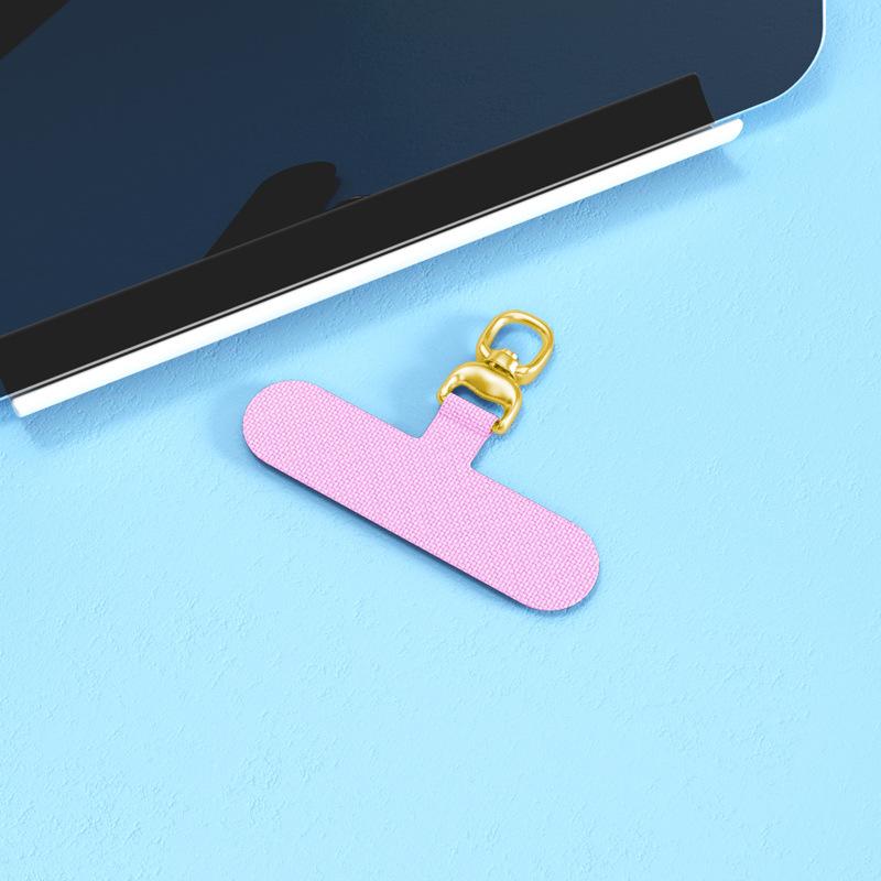 360 Degree Rotating Mobile Phone Lanyard Gasket Cloth Connecting Piece Mobile Phone Case Chain Metal Hanging Piece Card with Buckle Clip