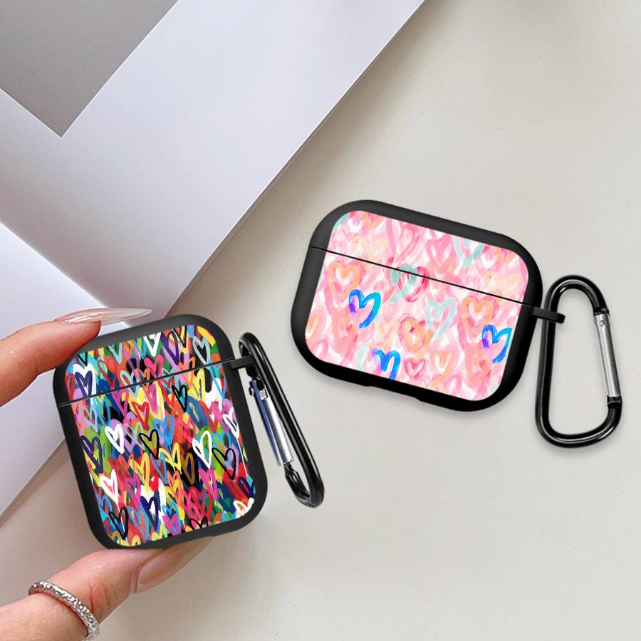 Чехол для наушников Cover Case Для Airpods 1 3 Pro2 2 Pro 4 Pro3 Цвет Любовь