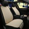 Universal Linen Car Seat Cushion Set - 5-Seater, 3-Piece, All-Season Comfort