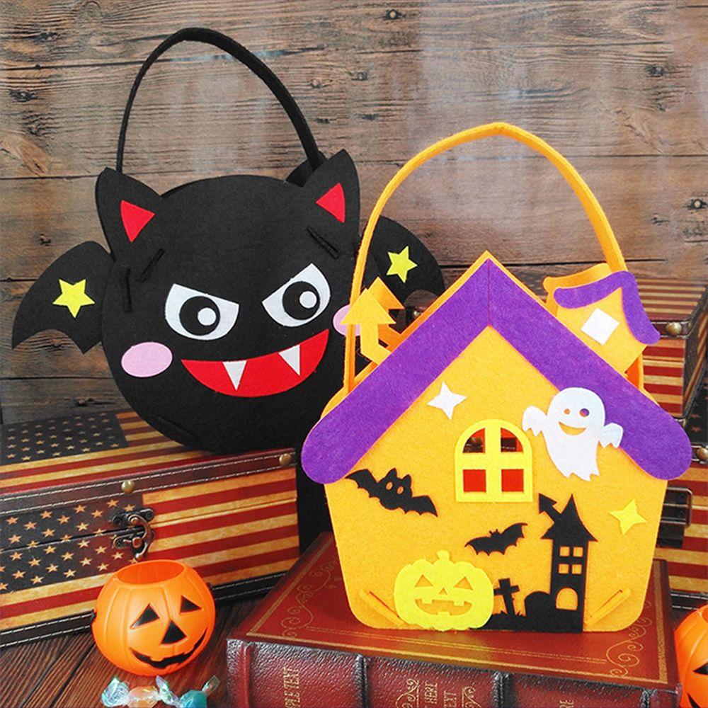 Decoration Ornament DIY Material Storage Bucket Gift Basket Halloween Candy Bag Halloween Bag