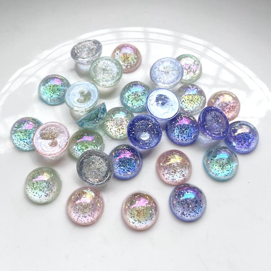 16 мм блестящие полнозвездные AB цветные акриловые круглые горный хрусталь со стразами «сделай сам», аксессуары для изготовления ювелирных изделий, заколка для волос, декоративный кристалл, 20 шт./лот