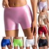 Женские сексуальные обтягивающие спортивные шорты средней посадки с масляной пропиткой