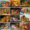 DIY Diamond Painting Fruit Full Round Drill Diamond Embroidery Flowers Picture Diamond Mosaic Kitchen Wall Art Home Decor