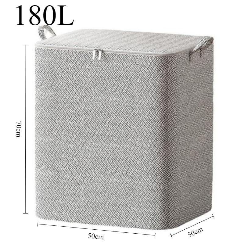 Сумка для хранения на молнии с ручкой, корзина для хранения одежды, органайзер для шкафа, переезд