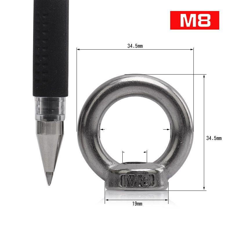 Винт-кольцо из нержавеющей стали для морского подъема - Рым-болт/Рым-гайка в форме кольца
