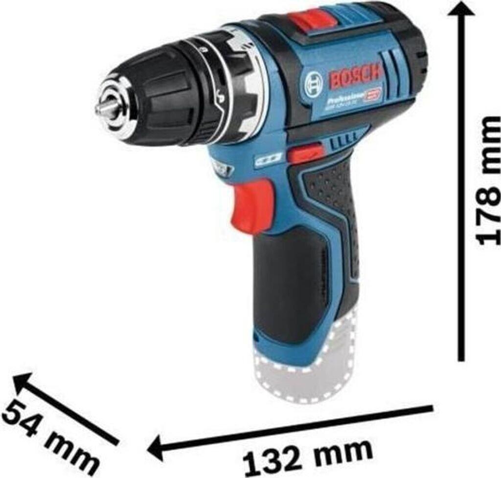 Дрель-шуруповёрт Bosch GSR 12V-15 Professional2 x 2,0 Ah + Charger + Handwerkzeug + L-BOXX