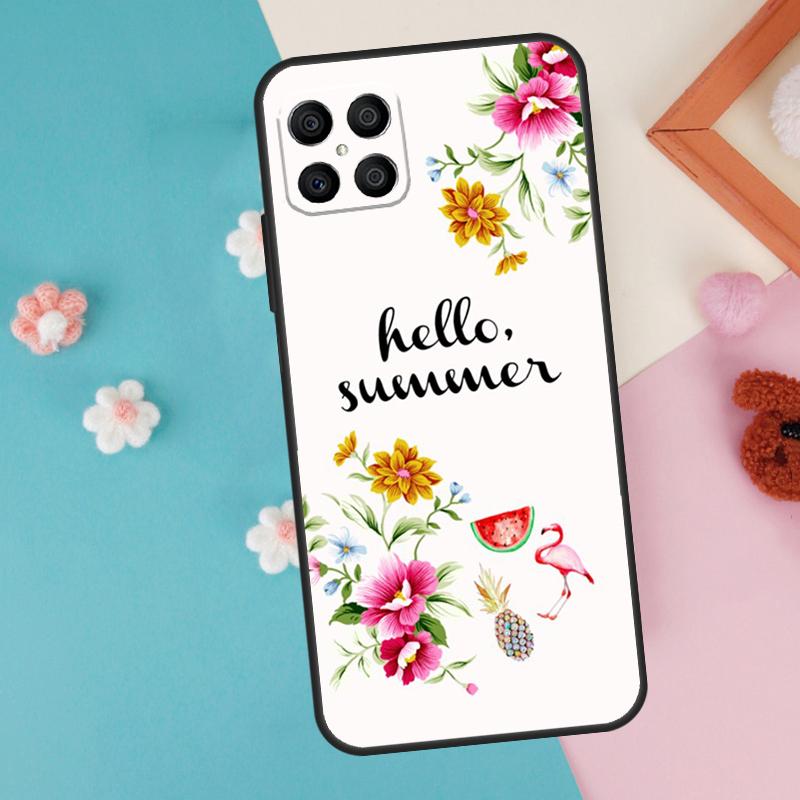 Чехол «Цветы Лета» для Honor Magic 7 Lite 5 6 Pro Honor X9a X8a X8 X9 X8b X9c X9b 50 70 90 200 Lite Чехол