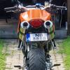Motorcycle License Plate with LED Light Tail Light Holder Motorbike License Plate Mount Holder Bracket for 250/ Z900