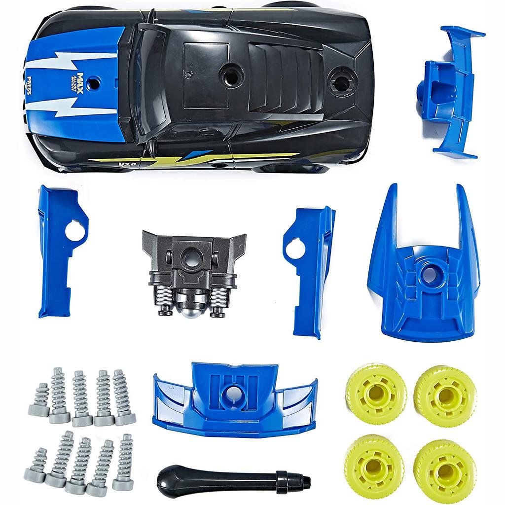 Take Apart Toy Roadster Car 27 Piece Set - DIY Building Car STEM Toddler Toys for Boys and Girls with Working Drill & Real Engine Sounds