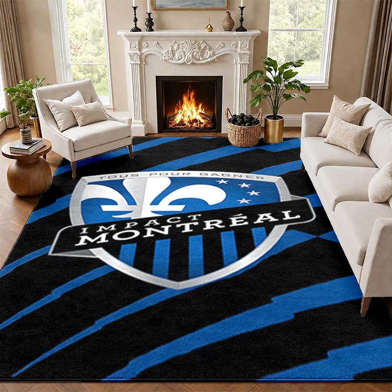 CF Montreal Carpet Door Mat for Living Room or Bedroom Protective Mat Under Chair Office Decoration Christmas Gift Birthday Present