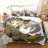 New Natsume's Book of Friends Bedding Set Single Twin Full Queen King Size Bed Set Adult Kid Bedroom Duvet cover Sets  Bed