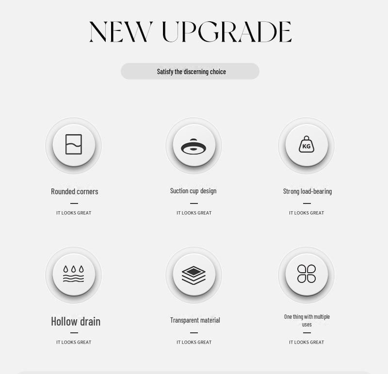 Стеллаж для хранения вещей в душевой кабине без перфорации - настенный органайзер с присоской