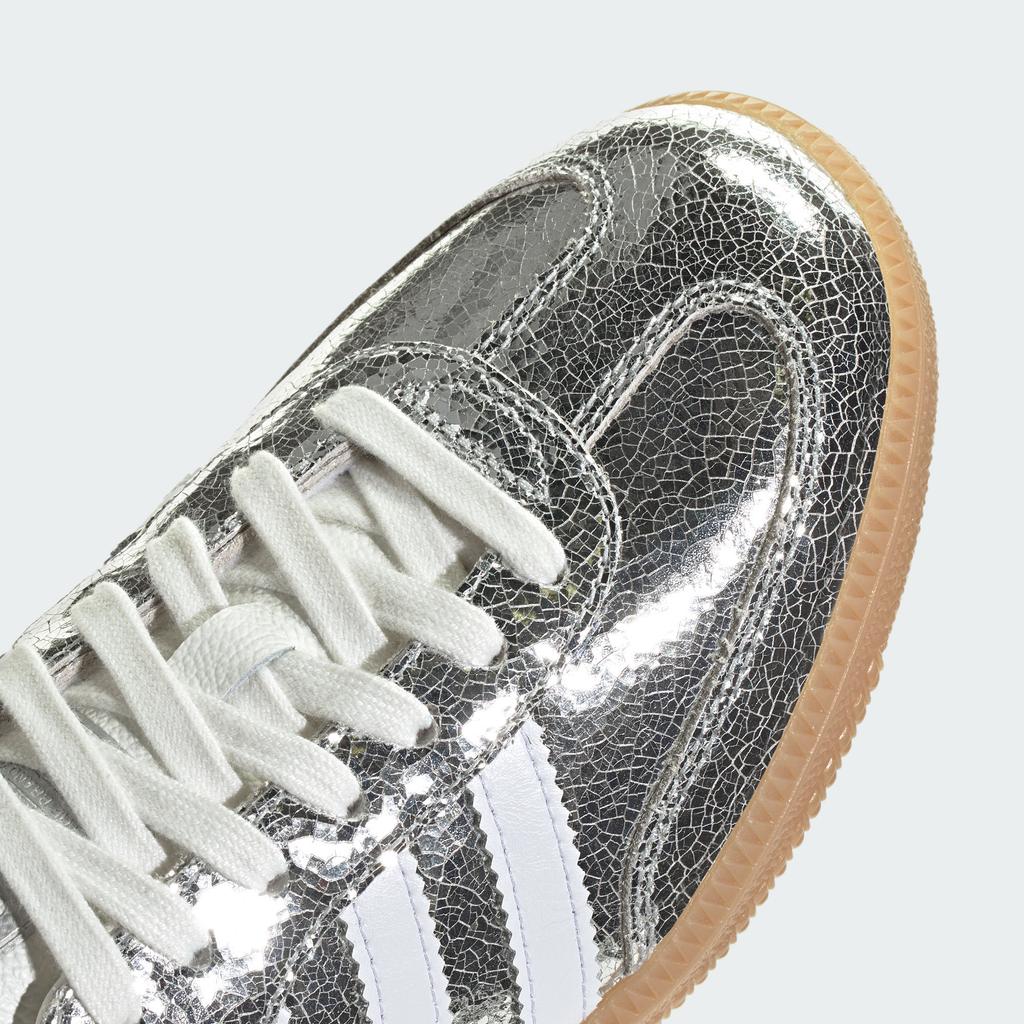 adidas Samba OG Серебристый металлик Потрескавшаяся кожа (Женский)