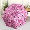 1pc Paisley Pattern Automatic Opening/Closing Umbrella with Operation & Windproof Canopy - Folding Design, Holiday Gift yy260225198
