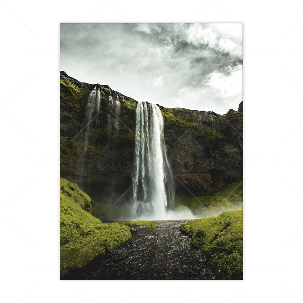 Foggy Forest Wall Art Canvas Painting Scandinavian Poster and Print Nature Landscape Nordic Decoration Picture Modern Home Decor