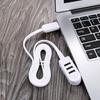 Multifunction 3 USB Ports Charger Converter Expansion Cable Splitter for Laptop