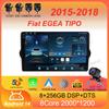 For Fiat EGEA TIPO 2015 2016 2017 2018 Car Radio Android 14 Carplay Auto Navigation GPS Multimedia Player Stereo wifi+4G BT DVD