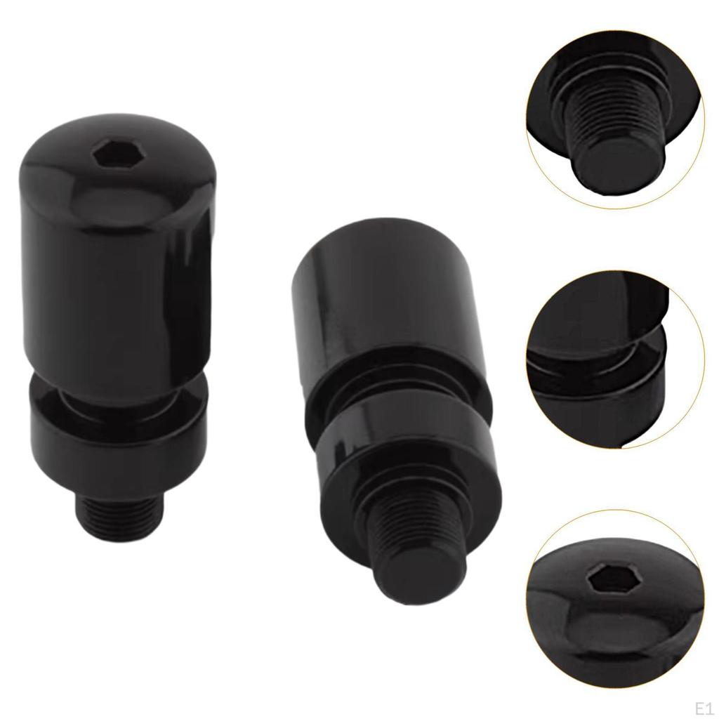 2 Pieces Motorcycle Grips Handlebar End Easy Installation Weights for 750