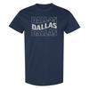 Dallas Wave - Спортивная футболка с коротким рукавом для футбола - Темно-синий