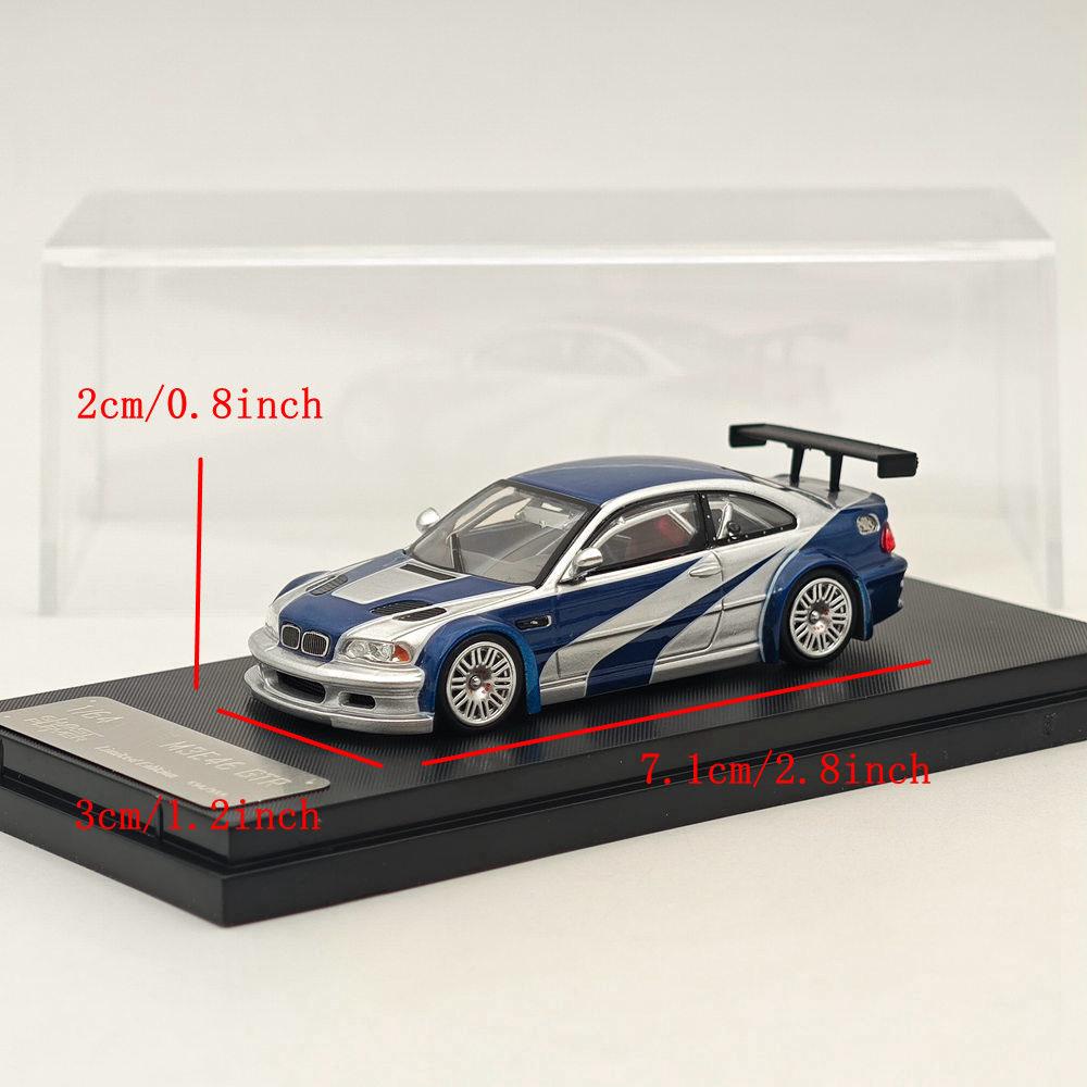 ГП 1:64 для M3 E46 GTR от DCM Diecast Model Car миниатюра Ограниченная Коллекция Авто Игрушки Подарок