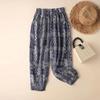 Pants Cotton Women Summer Plus Size Loose Pajama Pants Versatile Casual High-waisted Wide-leg Linen Pants