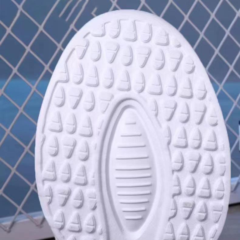 Женские спортивные туфли Flyknit, повседневные сетчатые дышащие одинарные туфли, кроссовки со шнуровкой спереди, легкие кроссовки для бега 36-40