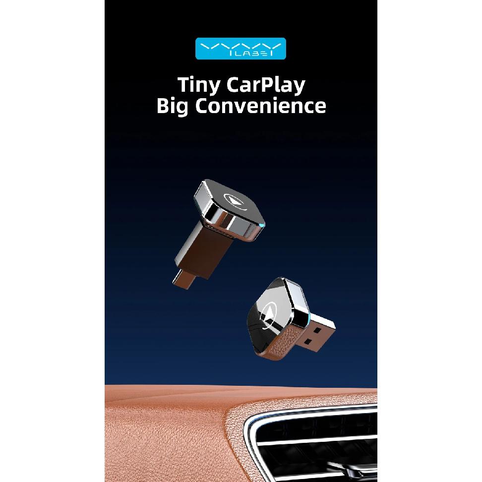 Беспроводной адаптер Carplay USB Type-A для подключения Apple Carplay и Android Auto Поддерживает как беспроводное, так и Wi-Fi соединение