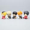 4CM Haikyuu!! Shoyo Hinata Tobio Kageyama Kei Tsukishima Mini Anime Figure Desktop Ornament Home Decor Collectible Model Gift